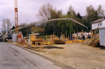 Feuerwehrhausbau 1990 Bild 2